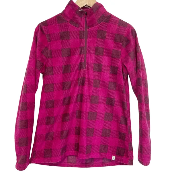 Avalanche Womens Fleece Pullover Size M Quarter Zip Gorp Outdoor Cabin Après Ski - Image 2