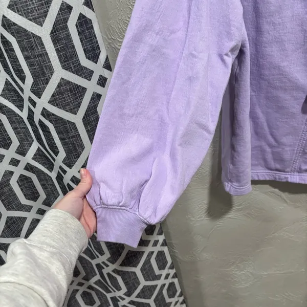 Aerie Easy Street Sweatshirt Light Purple Size XS NWT - Image 3