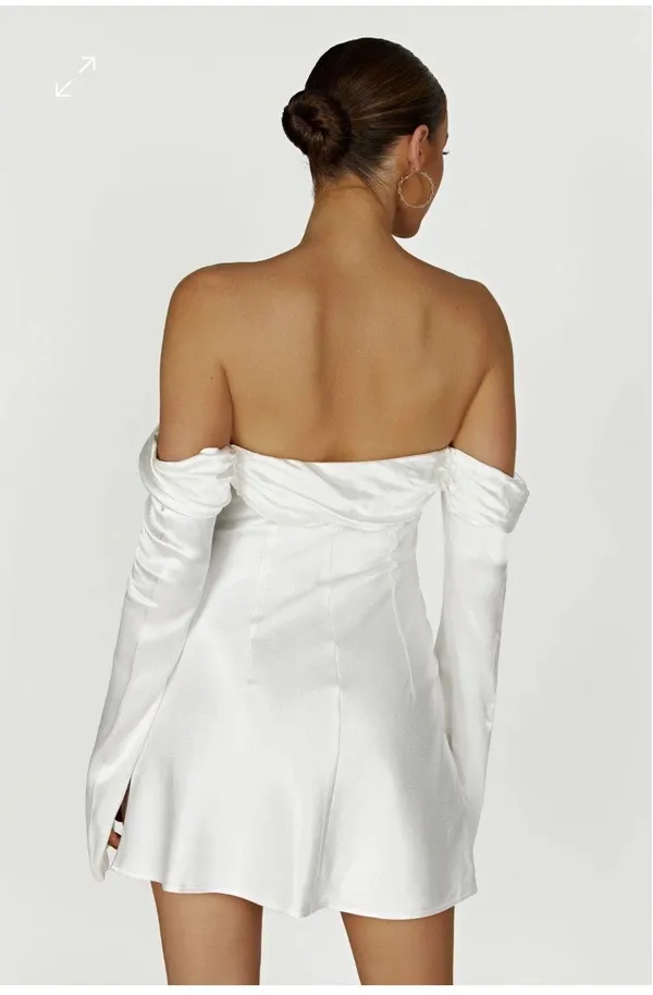 Meshki White Dress - Image 2