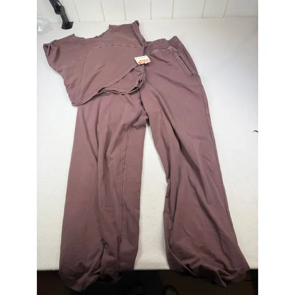 Free People Movement Womens Hot Shot Crossover 2-Piece Set Dark Espresso XS NWT - Image 3