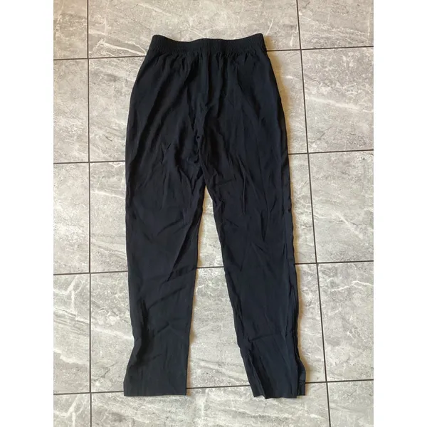 Theory Womens Berger Vewpine C Black Elastic Waist Tapered Jogger Pants Size 0 - Image 4