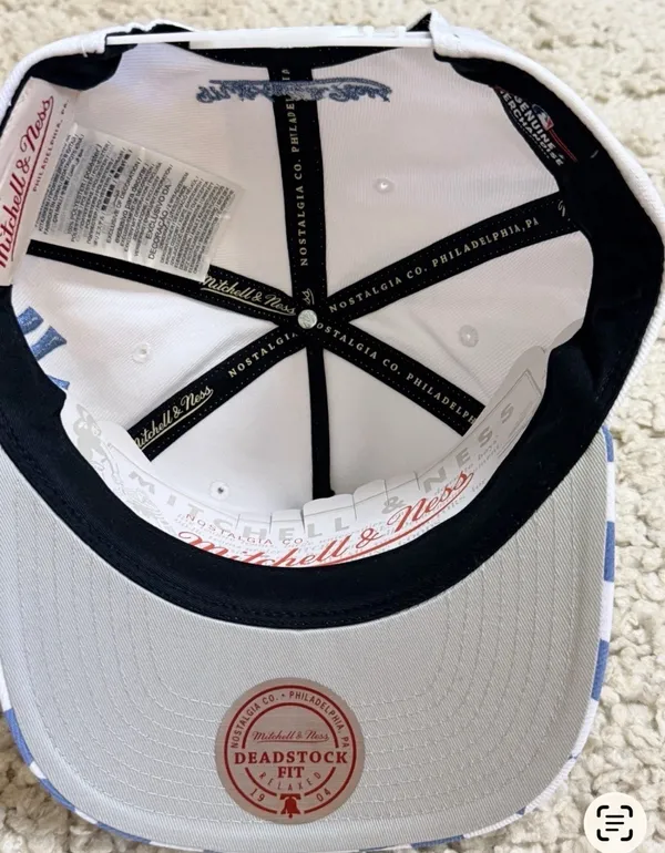 New Mitchell & Ness MLB NY Yankees checkered & denim classic snapback hat - Image 6