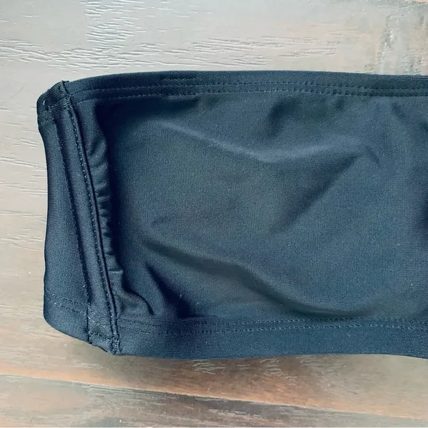 NWT Xhilaration Women's Black Bandeau Bikini Top | Size: XS - Image 3