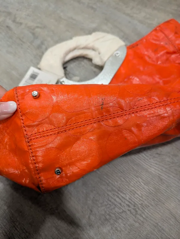 NWT Kate Spade Melrose Noel Orange Leather Bag - Image 7