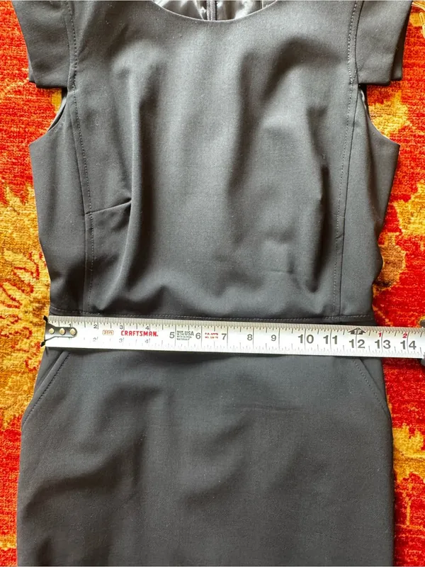 J Crew Resume Cap Sleeve Wool Sheath Dress - Image 5