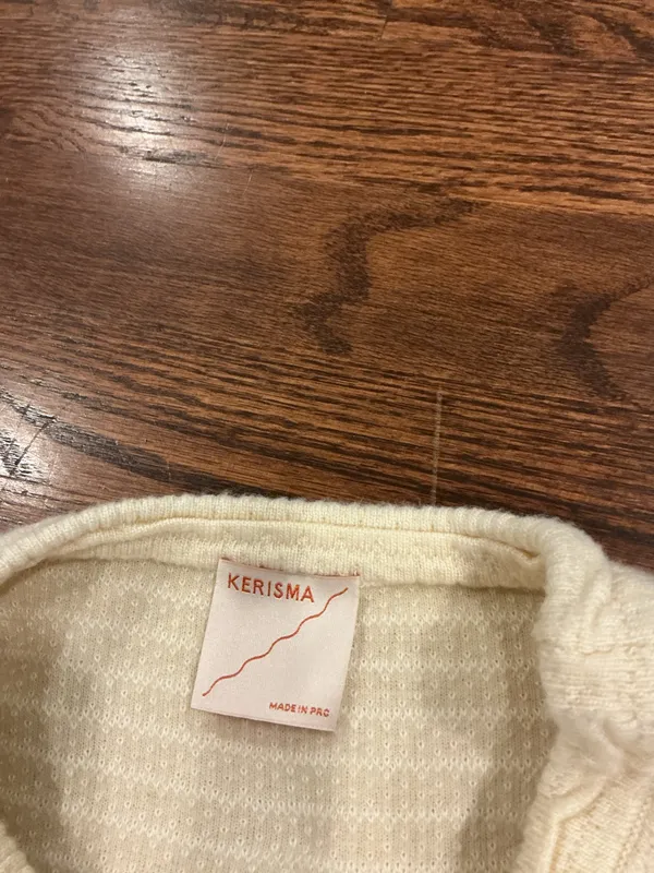 Cream kerisma sweater top - Image 3