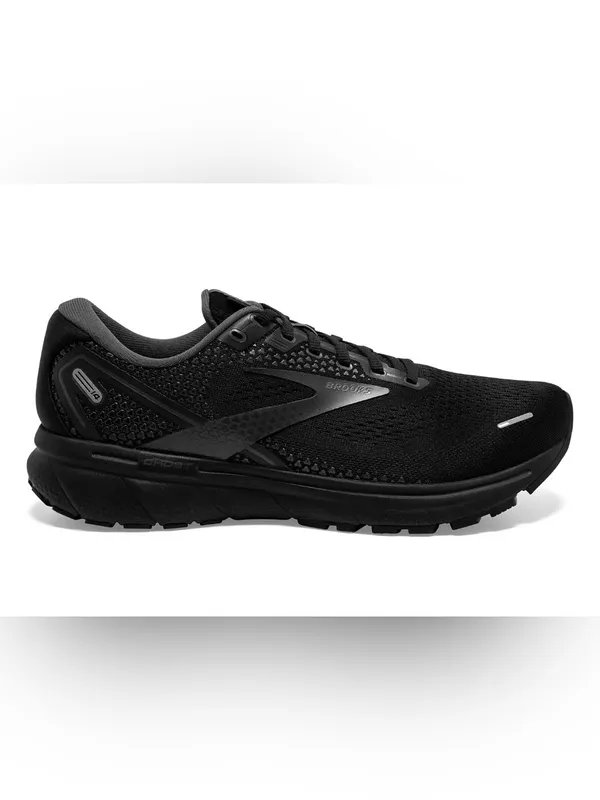NWOB Women's Brooks Ghost 14 all black running shoes size 6.5 wide (D) - Image 2
