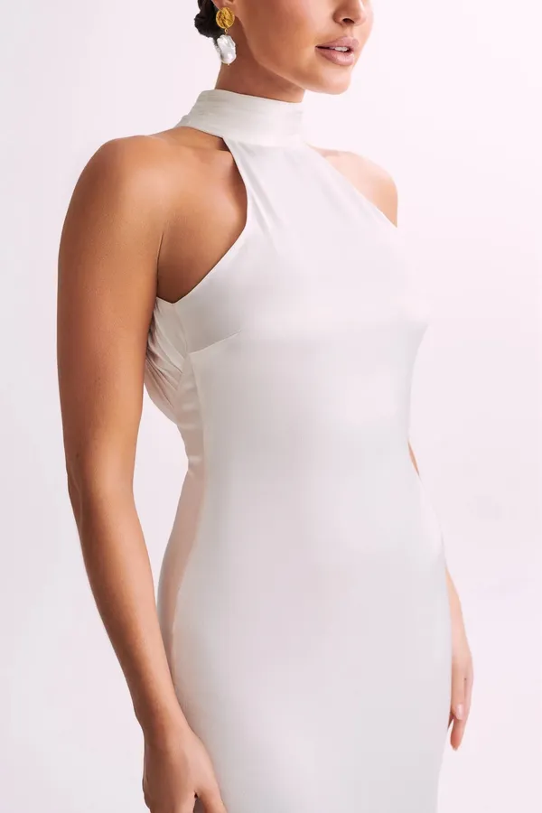 Meshk Claire satin dress - Image 5