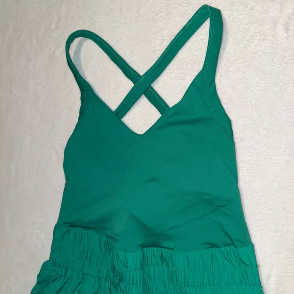 FREE PEOPLE MOVEMENT GET YOUR FLIRT ON SKORTSIE in Sport Green size MEDIUM - Image 4