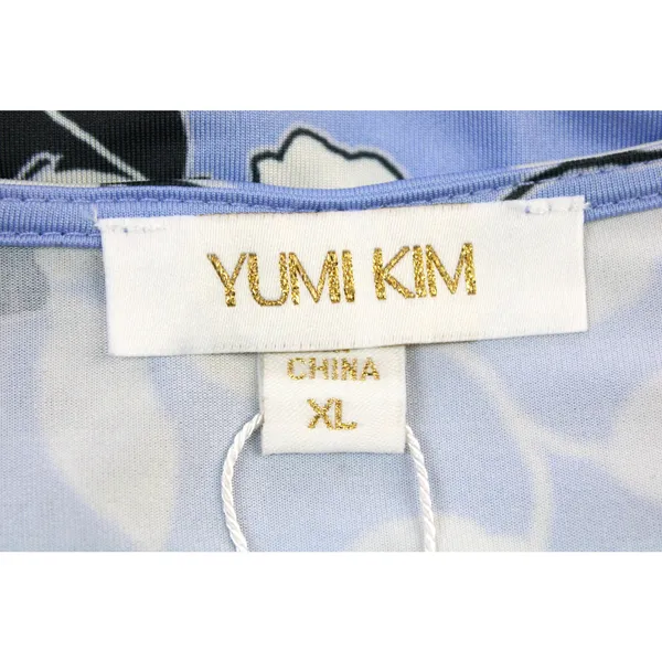 NEW Yumi Kim Maternity XL Hold Tight Dress Wonderful Life Blue‎ Floral Stretchy - Image 9