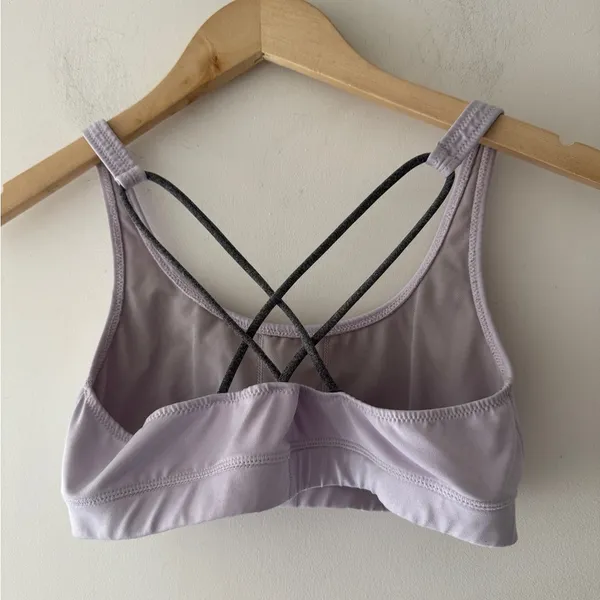 Aerie‎ Lilac Purple Strappy Back Sports Bra - Image 2