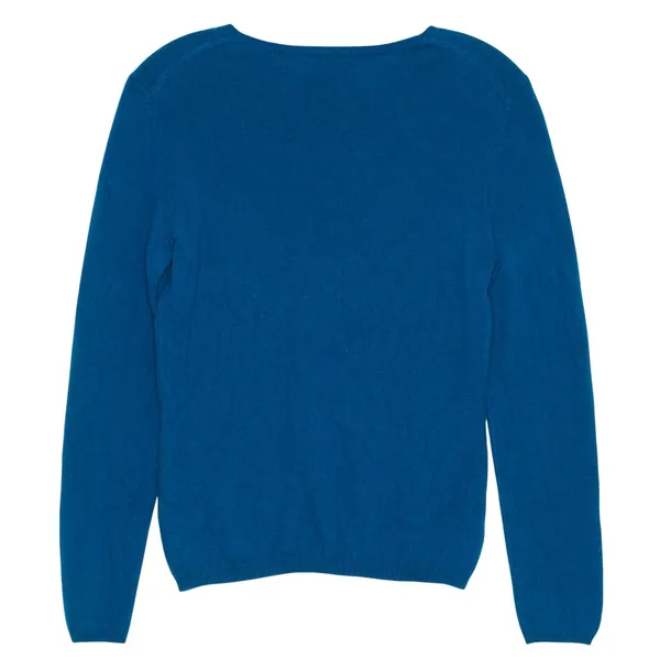 Charter Club Sweater Cashmere Quiet‎ Luxury Old Money Preppy Minimalist Blue S - Image 3