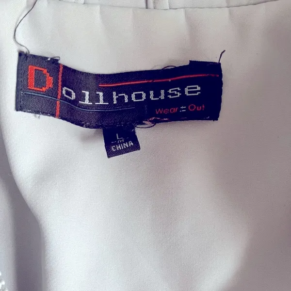 Dollhouse Beige Zip-Up Jacket - Image 2