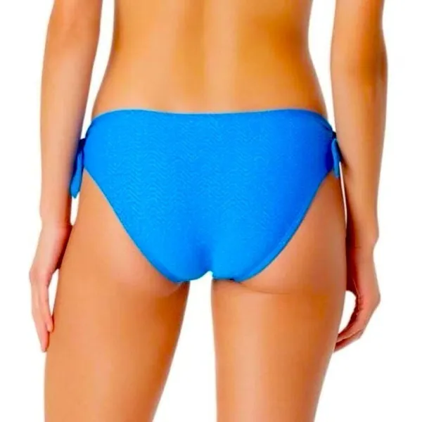 NWOT Sugar Beach Cobalt Blue Glitter Chevron Swim Bikini Set Sz Medium - Image 7