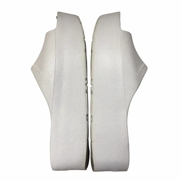 Lemon Jelly EU 37 US 6.5-7 Platform Sandals Slides White Lightweight Vacation - Image 6