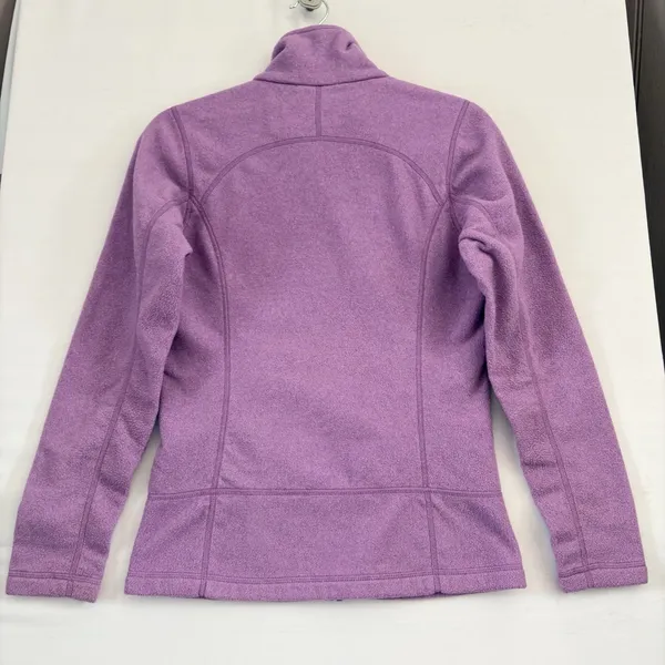 Patagonia Fleece Womens Purple Tech‎ Jacket Full Zip Outdoors Activewear XS - Image 3