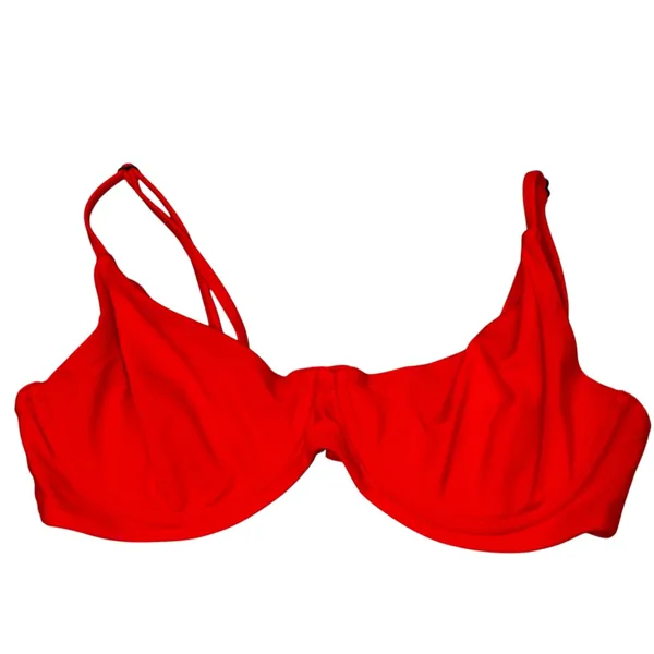Blackbough Red Underwire Willow Bikini Swim Top Large  - Image 3