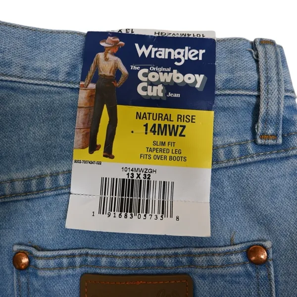 Wrangler Womens 13x32 Cowboy Cut Natural Rise Jean NEW - Image 8