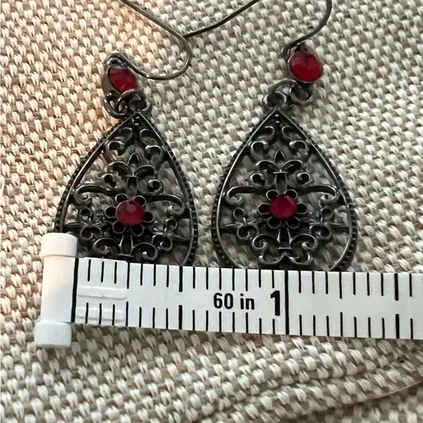 Victorian Style Goth Drop Earrings – For When You’re Haunting in Style - Image 3