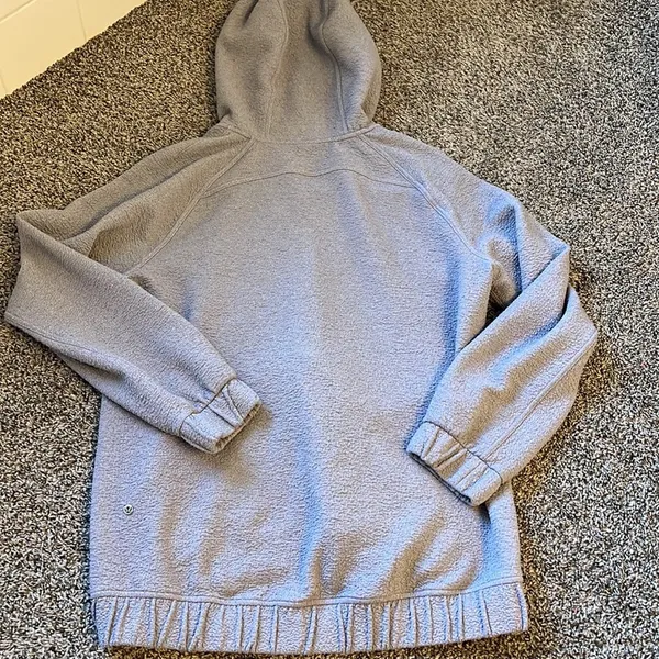 Lululemon Pave New Ways Full-Zip in Glacier Grey / White Size Large - Image 9