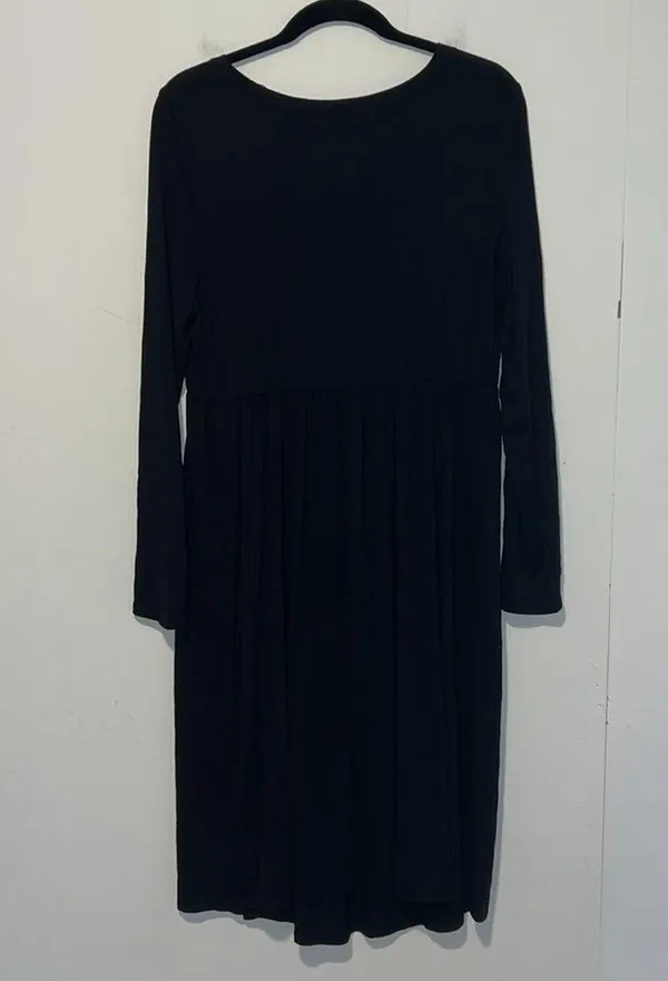 NWT Isabel Maternity By Ingrid & Isabel Long Sleeve Below Knee Dress S20 - Image 2