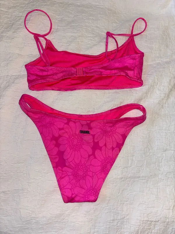 Triangl Bikini Set Hot Pink - Image 5