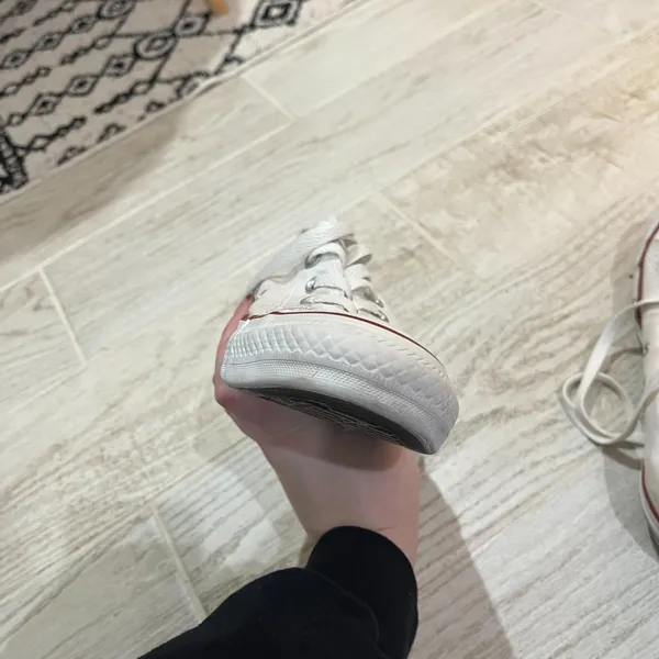 Converse White Low Top  Sneakers - Image 5
