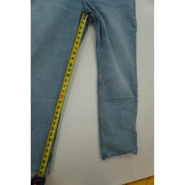 Abercrombie & Fitch The 90s Straight Ultra High Rise JeansLight Wash Blue 35 20R - Image 8