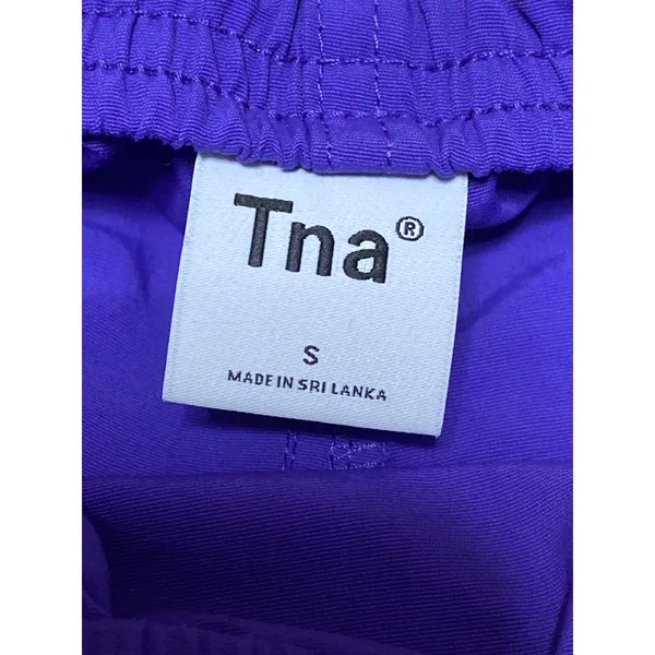 Aritzia TNA Big Easy 5" Women's Purple Water-repellent Mid-rise Active Shorts S - Image 4