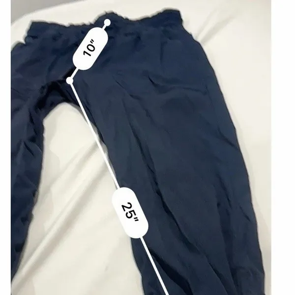 Lululemon Beyond The Studio Crop Pants Women's Size 4 Navy Blue Athletic - Image 8