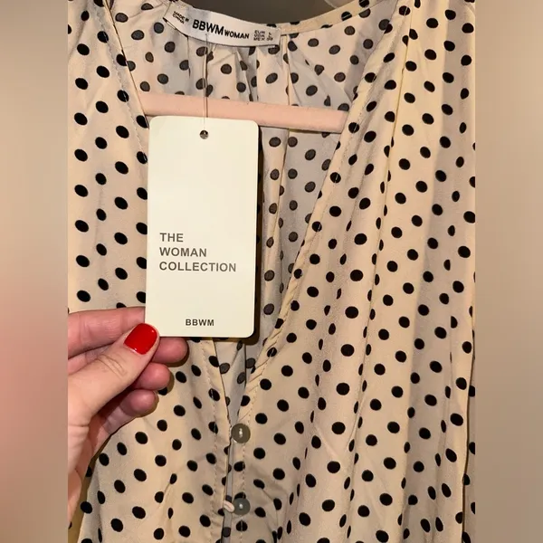 Bath & Body Works NWT woman polka-dotted dress - Image 6