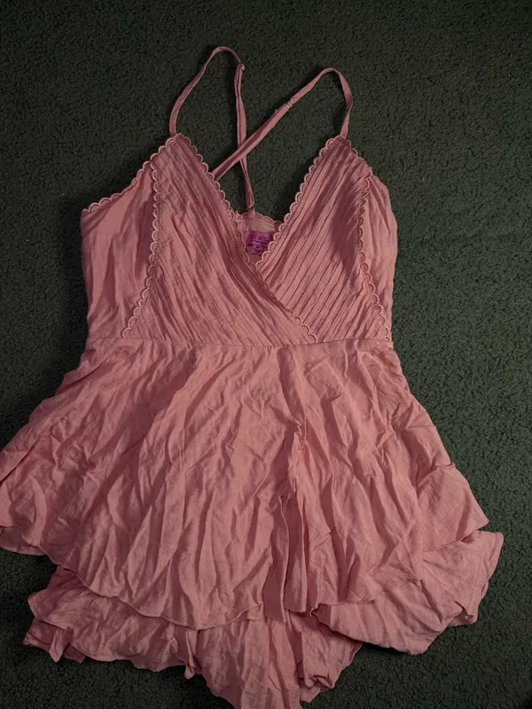 Francesca's Romper Pink - Image 2