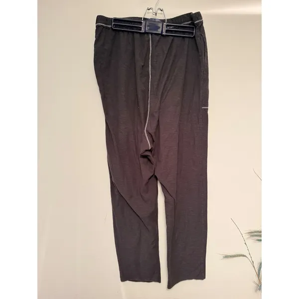 Intimately Free People Womens‎ Charcoal Slub Knit Contrast Stitch Lounge Pants - Image 3