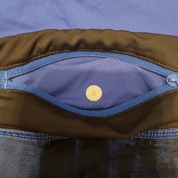 Lululemon Blue and Black Athletic Skirt - Image 3
