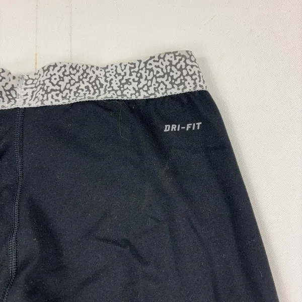 Nike Pro Dri-FIT Leggings Womens Small Black Compression Just Do It Graphic - Image 12