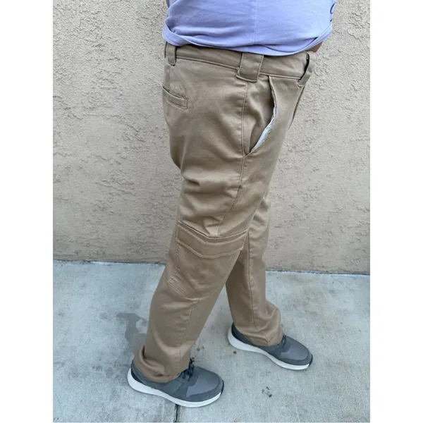 Women’s Black Label Khaki Straight-Leg Cargo Pants size 13 & 30W - Image 2