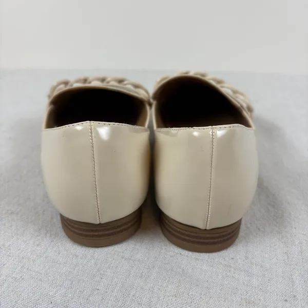 LC Lauren Conrad Demii Chain Women's Loafers Bone Size 6 - Image 6