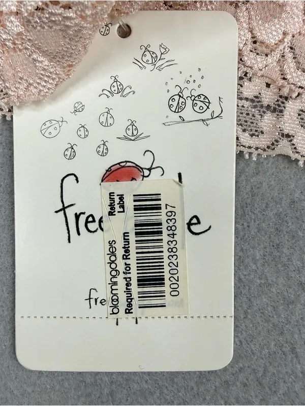 Free People Intimately Lace Bandeau Bralette XS Soft Pink NWT - Image 4
