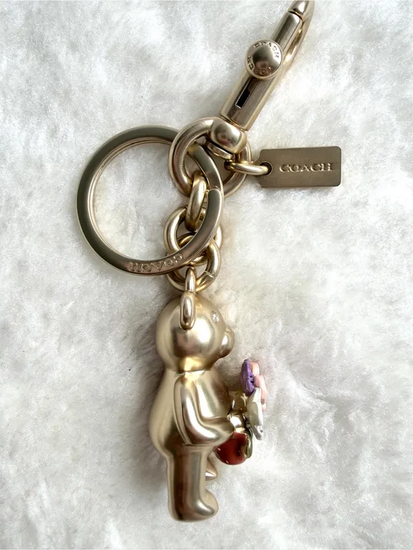 Coach Garden 3D Bear Bag Charm - Image 3