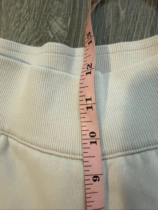 Lululemon 4 Braided Detail High Rise Jogger Casual Cream‎ White Opal Sweatpants - Image 10