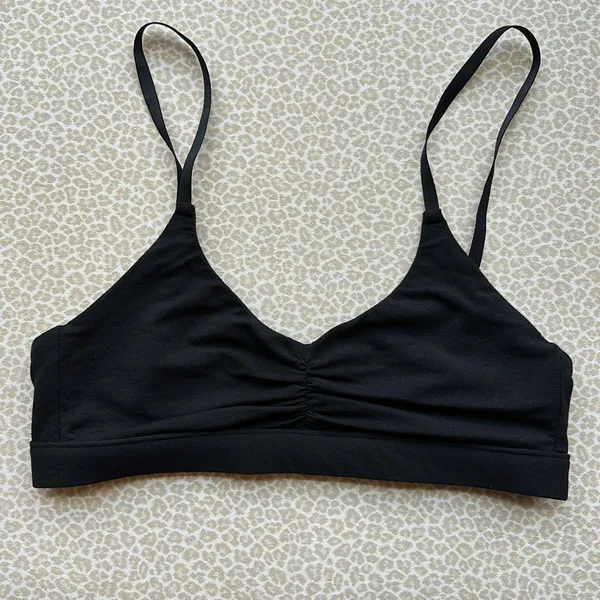 NWOT Me Undies Black Feel Free Ruched Bralette - Image 7