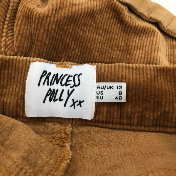 Princess Polly corduroy Nadeem shorts in brown - Image 4