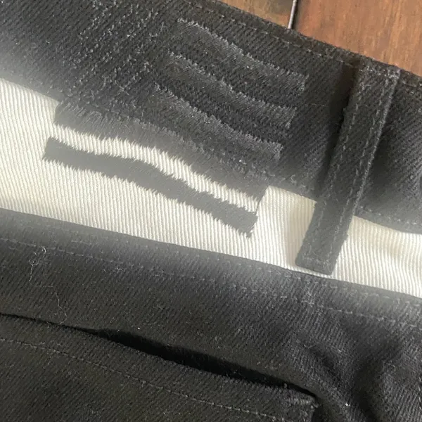 Revice Denim Jeans Women’s Size 26 Black White Bandana Patchwork jeans - Image 10
