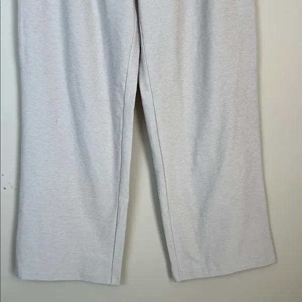Vuori Elevation Trouser Wide Leg Pants Heathered off white Size Large - Image 3