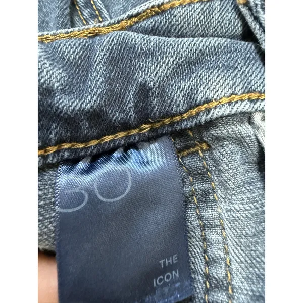Anthropologie Pilcro The Icon Flare Jeans Women's Size 30 Blue Patch Pockets Y2K - Image 13