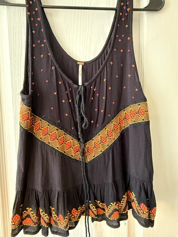 Free People Embroidered Top - Image 2