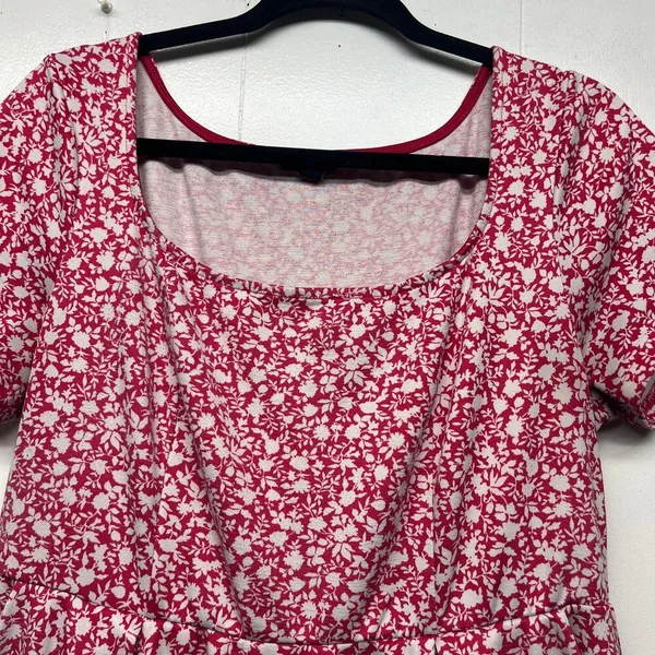 Torrid Maxi Dress Womens 1X Floral Stretch High Waist Cottagecore Fairy Modest - Image 5