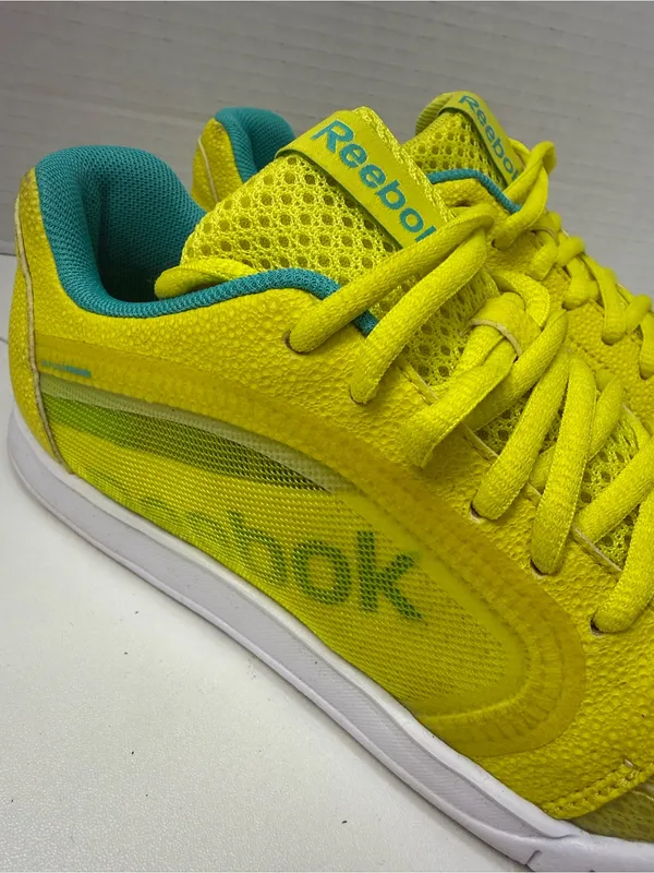 Reebok Dance Ur Lead Yellow Mesh Training Sneakers size 6.5 - Image 9