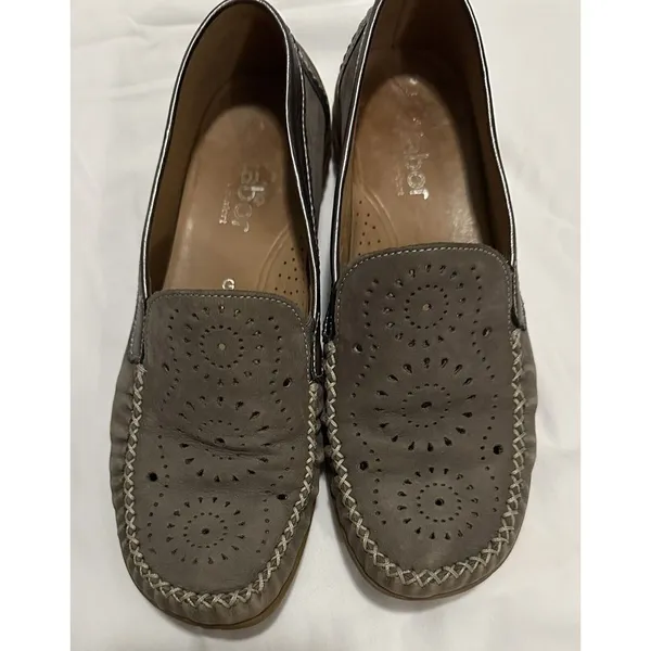 Gabor Loafers Womens Size US 7 Brown Leather‎ Flats Shoes Comfort - Image 6