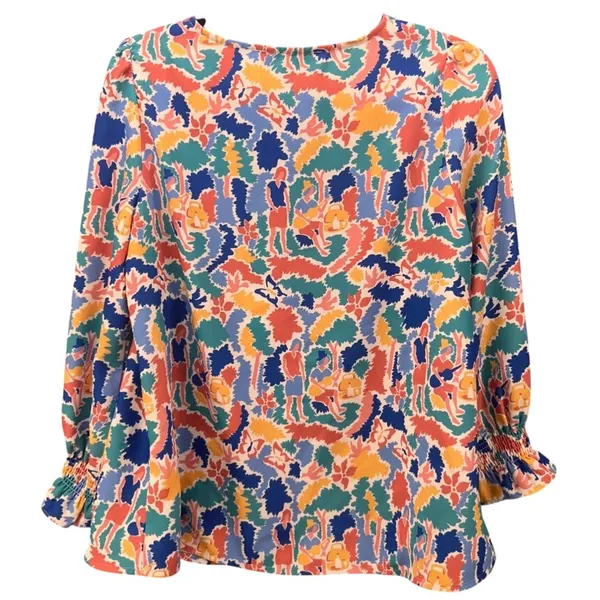 Tuckernuck Marguerite Blouse Small‎ Blue - Image 3